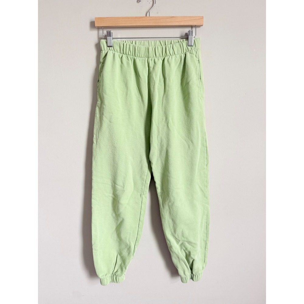 Brandy Melville Rosa Sweatpants Lime Green Joggers One Size Small